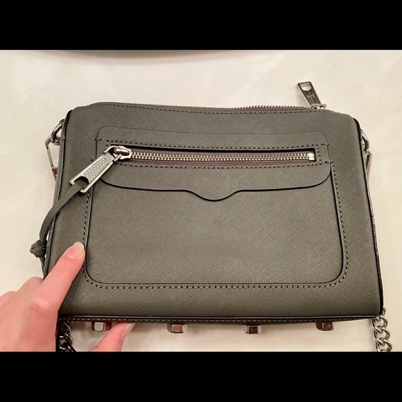 Rebecca Minkoff Grey/Silver Crossbody - Picture 1 of 6